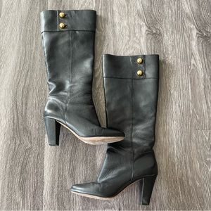 Kate Spade Black Leather Boots